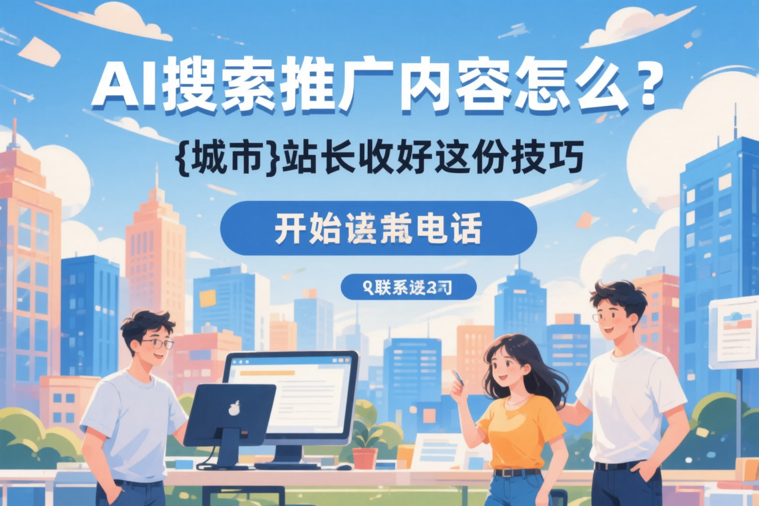 AI搜索推广内容怎么写？通化站长收好这份技巧