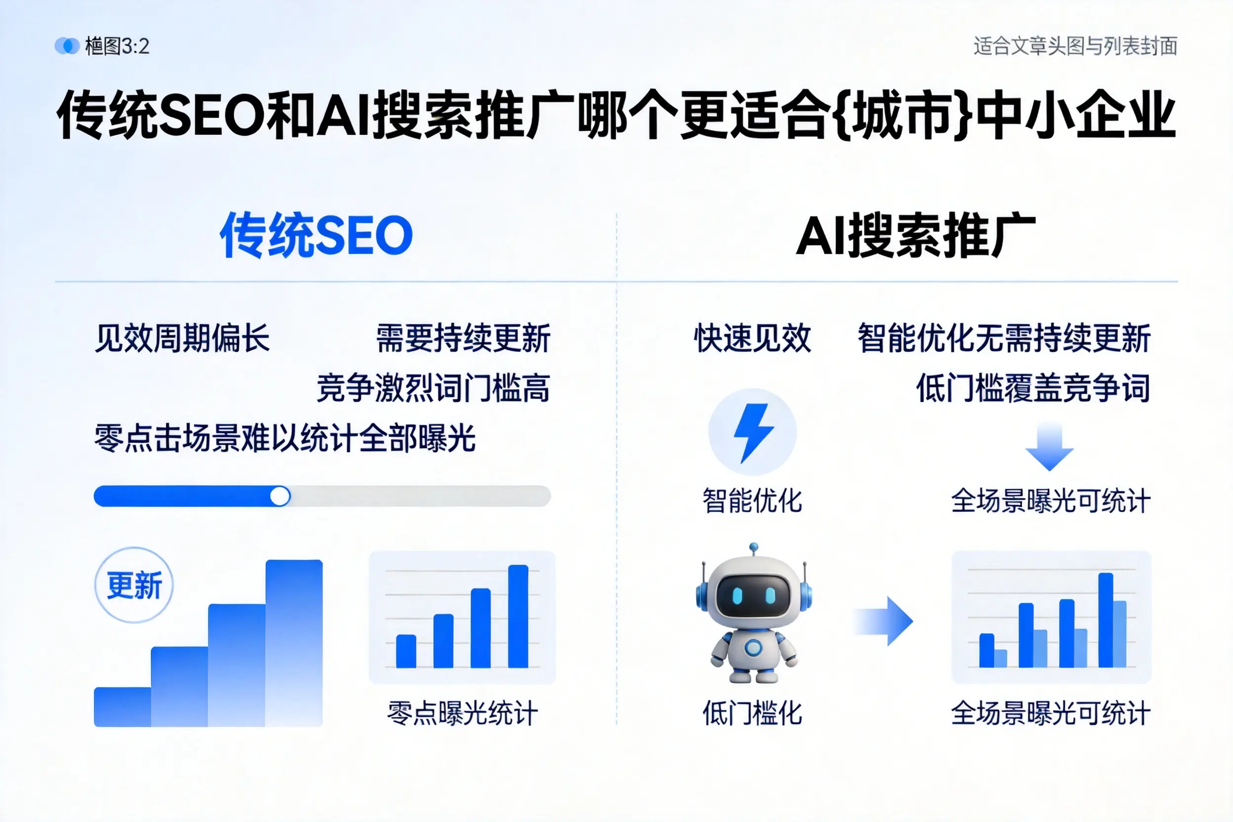 传统SEO和AI搜索推广哪个更适合通化中小企业