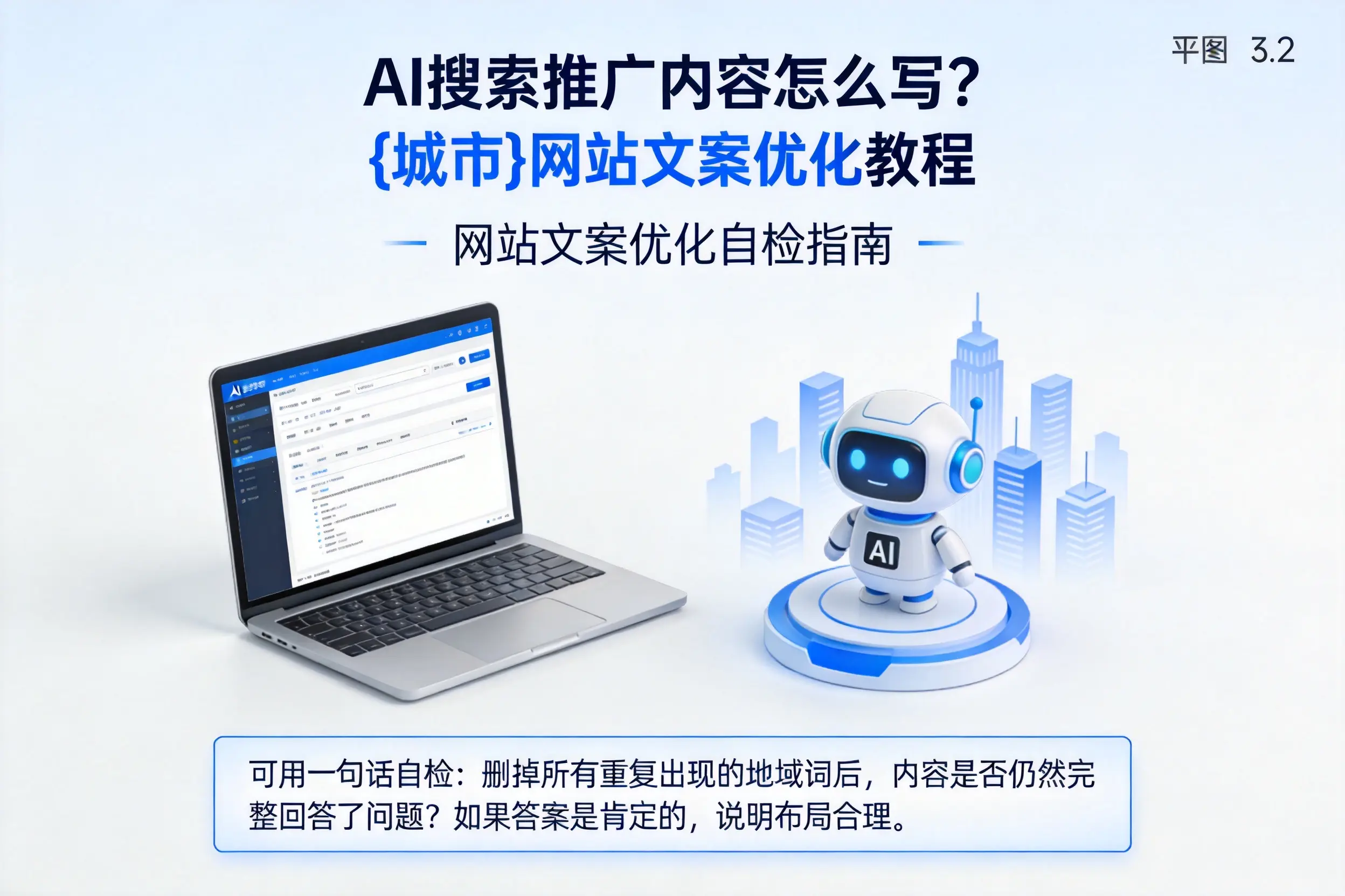 AI搜索推广内容怎么写?通化网站文案优化教程