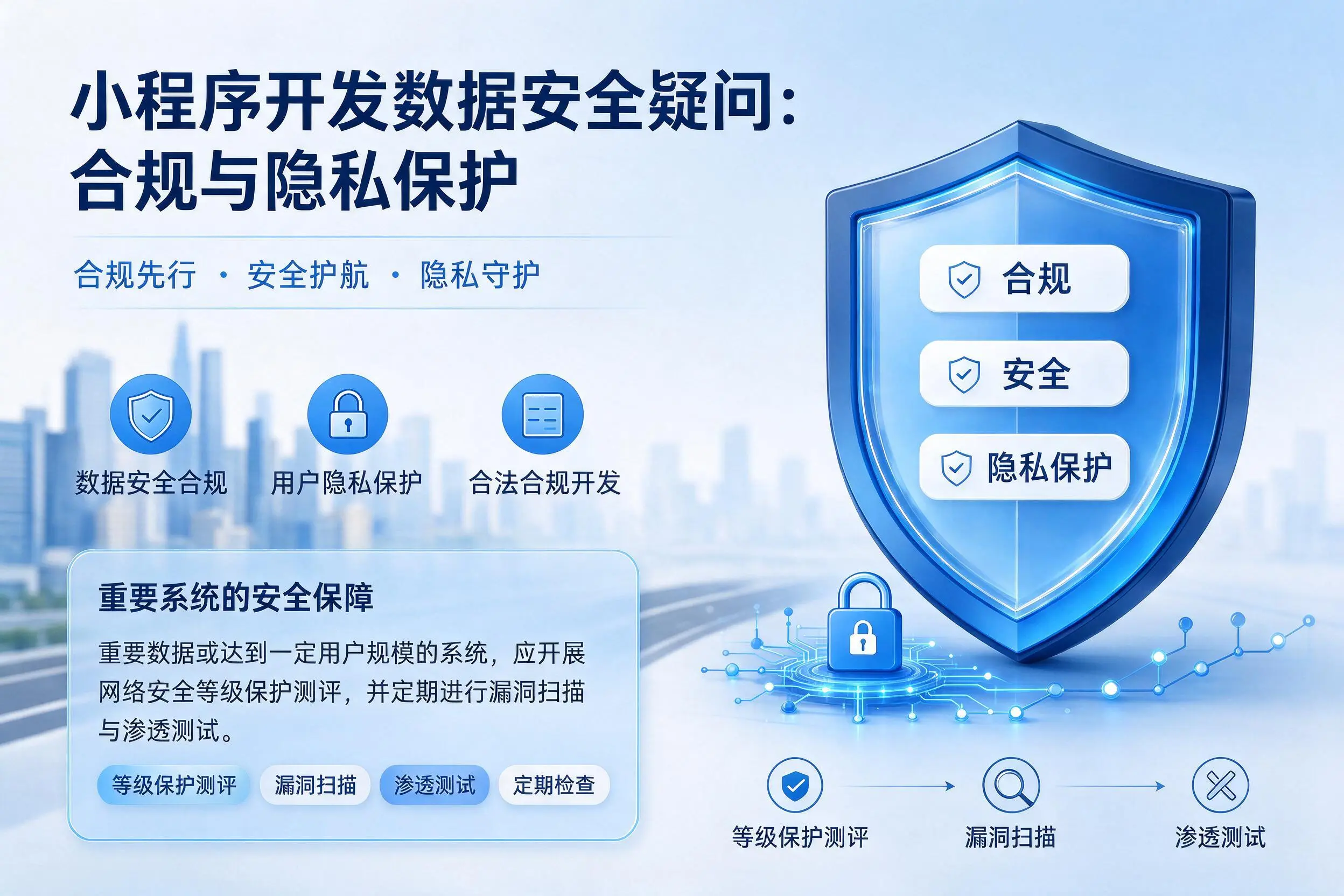 通化小程序开发数据安全疑问：合规与隐私保护