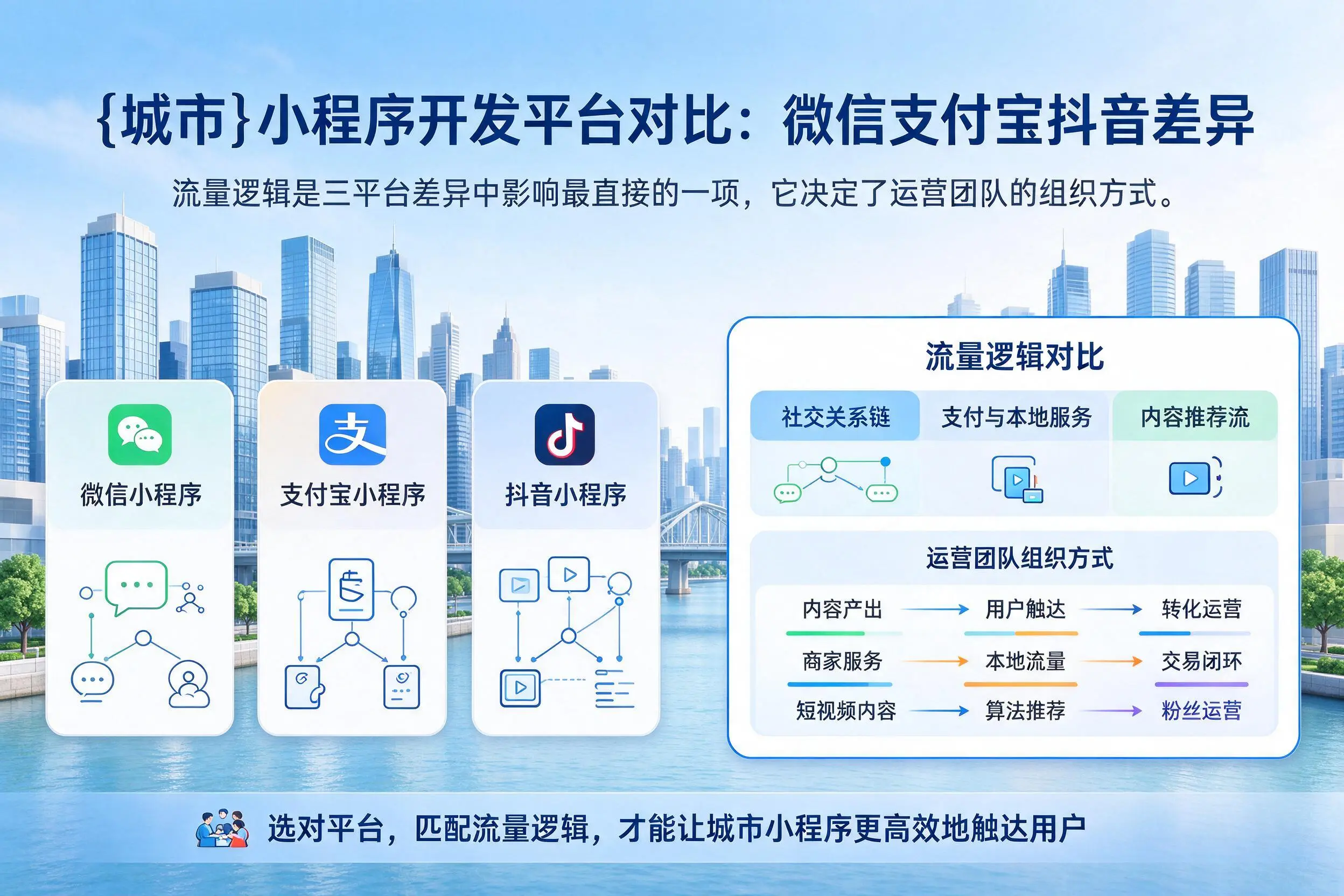 通化小程序开发平台对比：微信支付宝抖音差异