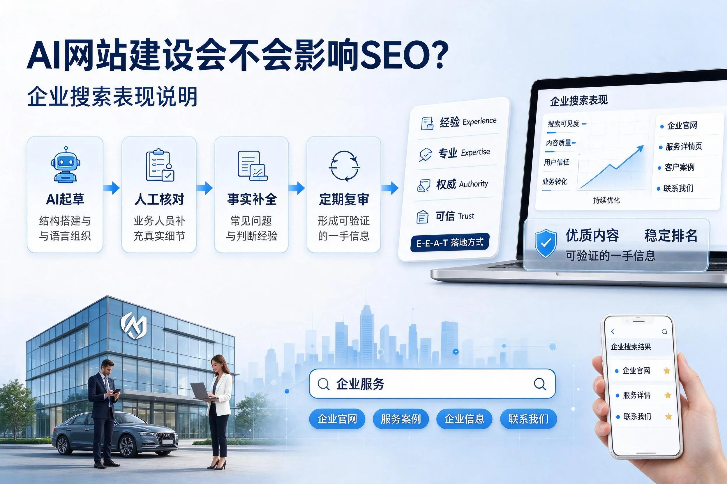 AI网站建设会不会影响SEO？通化企业搜索表现说明